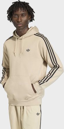adidas Kapuzensweatshirt ADIDAS ORIGINALS 3S HD, Herren, Gr. XXL, stone khaki, Obermaterial: 70% Baumwolle, 30% Polyester, angesetztes B&uuml;ndchen, Sweatshirts 