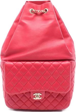 Chanel Zaino trapuntato con catena 2015-2016 - Rosa