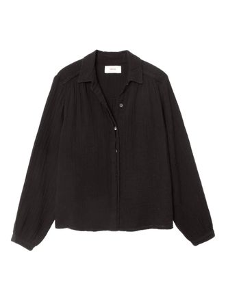 Xirena Julianne gathered shirt - women - Cotton - S - Black