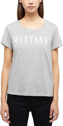 Mustang Jeans Rundhalsshirt »ALMA« mit Logo Print