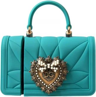 Dolce & Gabbana Pre-owned Silicone home-office - Dames - Vintage Handtas - Blauw - ONE Size - Vintage
