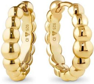 Devata Beaded Ball Hoop Earrings in Gold at Nordstrom Rack