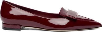 Stuart Weitzman Ballerine a punta Sovinnie - Rosso