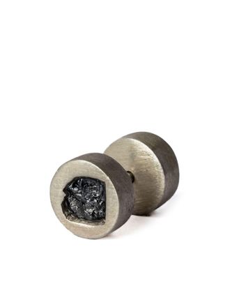 Parts Of Four Orecchino a bottone con diamante - Argento