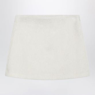 Il Gufo Gonna bianca in panno lurex