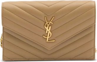 Saint Laurent Cassandre gewatteerde tas - Beige