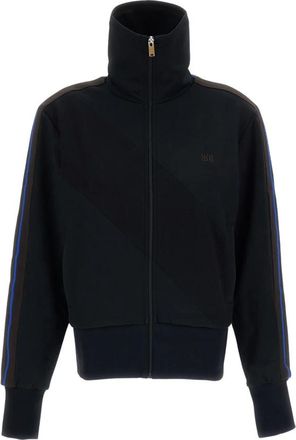 Wales Bonner Zip-up trackjack - Dames - Vesten met rits - Zwart - XS - Katoen - Hoodies & sweatvesten