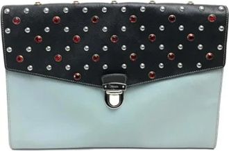 Prada Pre-owned Beaded Studs Clutch tas - Dames - Vintage Clutch - Veelkleurig - ONE Size - Leer - Vintage