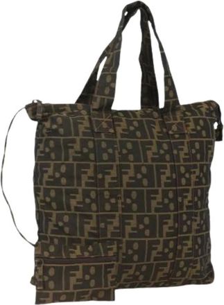 Fendi Pre-owned Tote Bags, female, Brown, Size: ONE SIZE Pre-owned Vintage Tote Bag