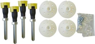 Xenz douchebakpoten universeel - 8-15cm verstelbaar - 4 stuks