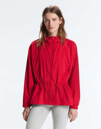 Oysho Giacca idrorepellente rosso acceso
