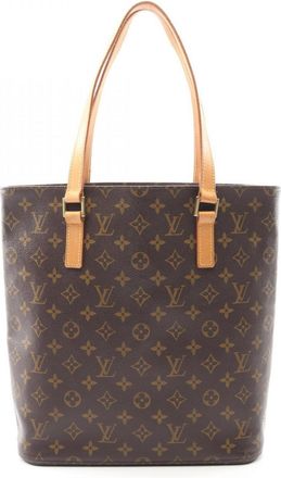 Louis Vuitton Brown Monogram Coated Canvas Handbag Tote Bag (Pre-Owned)