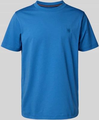 Lerros T-Shirt mit Label-Detail in Petrol, Größe XXXL