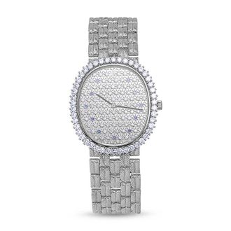 Audemars Piguet Pre-owned Audemars Piguet Golden Ellipse Diamond Dial Ladies Watch C 96956
