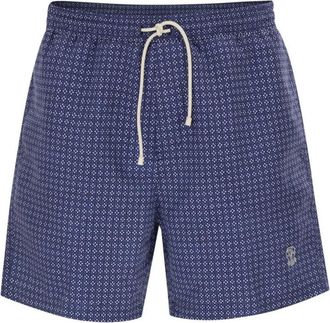 Brunello Cucinelli Uomo, Costumi da bagno, Blu, S, new