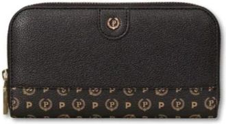 Pollini Zip-around Portemonnee - Dames - Portefeuilles - Zwart - ONE Size - Accessoires