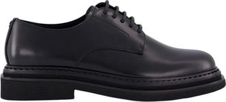 Dolce & Gabbana Schoenen, Heren, Zwart, 45 EU, Katoen, Brushed Calfskin Derby