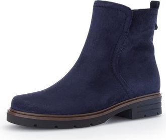 Gabor Women Ankle Boots, Ladies Bootees,Removable Insole,Winter Boots,Low Boots,Boots,Half Boots,Bootie,Lined,Blue (Marine) / 16,40.5 EU / 7 UK