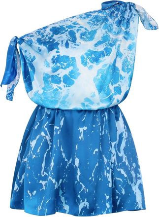 Roberto Cavalli asymmetric dress - Blue