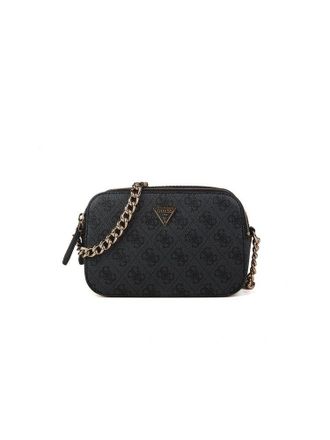 Guess Womens Satchel Coal Logo Polyurethane Satchel-bags