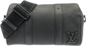 Louis Vuitton Pre-owned Vintage Schoudertas - Dames - Vintage Weekendtas - Zwart - ONE Size - Leer - Vintage
