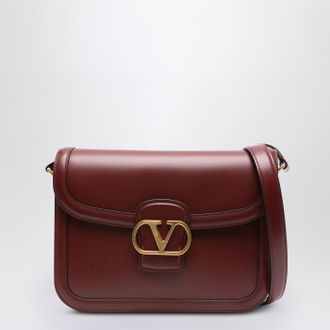 Valentino Garavani 9 To5 Shoulder Bag In Burgundy