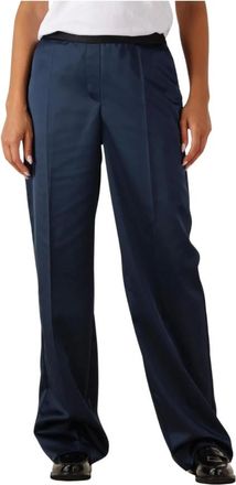 JapanTKY Japan Tky, Broeken, Dames, Blauw, S, Leer, Kawase Wijde Broek