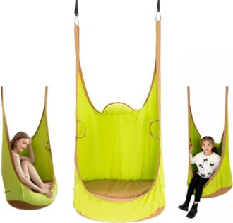 OEM Columpio Infantil Tipo C&aacute;psula, Columpio Colgante Tipo C&aacute;psula Con Coj&iacute;n Inflable, Columpio Hamaca Colgante Para Ni&ntilde;os Para Interiores Y Exteriores, C