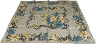 Burberry Pre-owned Silk Scarf - Dames - Vintage Accessoires - Beige - ONE Size - Vintage