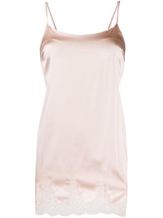 Fleur Of England Slip con bordo in pizzo - Rosa