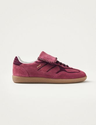 Nobody's Child Alohas Club Suede Rasberry Leather Trainers