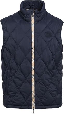 Burberry Jassen, Heren, Blauw, L, Acresford Vest