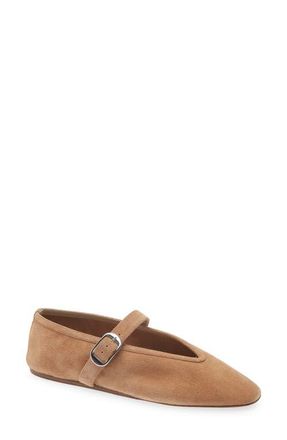 Le Monde Beryl Stella Buckle Strap Ballet Flat in Sienna at Nordstrom, Size 10.5Us