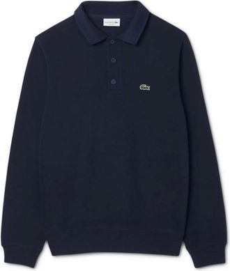 Lacoste Hoodies & sweatvesten, Heren, Blauw, M, Heren Sweatshirt Klassieke Stijl