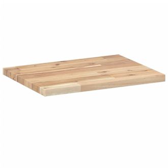 Berkfield Home Compact Floating Shelf 40x30x2 cm Untreated Solid Wood Acacia in Brown | Size: 40 x 30 x 2 cm