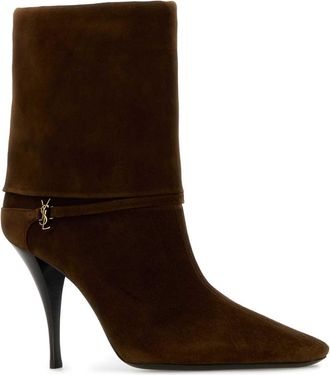 Saint Laurent Womens Vicky 90 Bootie Land Stivali Boot