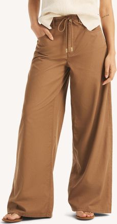 Nautica Womens Wide Leg Drawstring Pant
