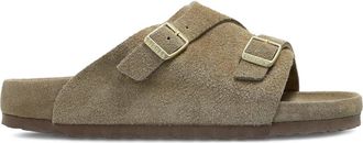 Birkenstock Slippers - Heren - Sandalen - Beige - 45 EU - Schoenen