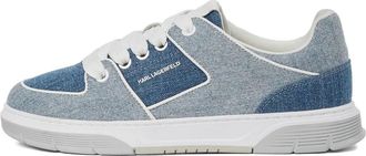 Karl Lagerfeld Sneakers Kourtney denim con inserti - Blu