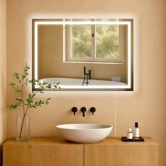 Clp Specchio Da Bagno Jaffrey 50x70 Cm