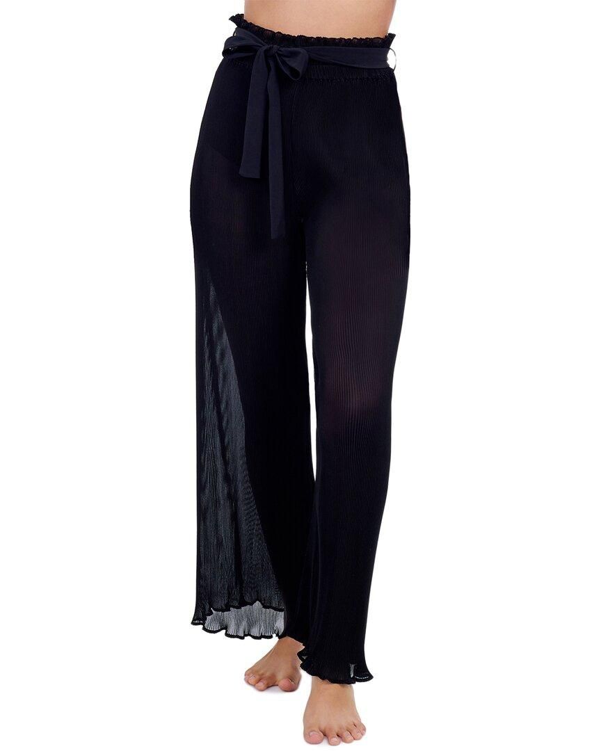 Gottex Ribbons D-Cup Textured Wide Strap One Piece Swimsuit In