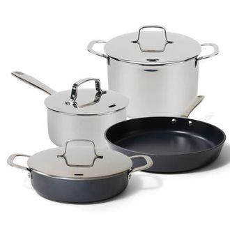 alva Maestro 7-Piece Ceramic Nonstick Cookware Set in 7-Piece Set at Nordstrom
