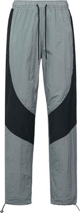 Nike Jordan Mens Air Jordan Flight Contrasting Colors Breathable Drawstring Sports Pants/Trousers/Joggers Autumn Gray CV3175-084