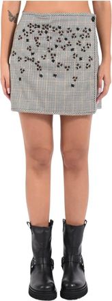 Msgm Msgm, Dames, Rokken, Veelkleurig, Maat: XS Viscose