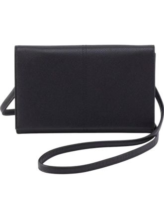 Hobo Womens Essential Wallet Crossbody Bag In Black