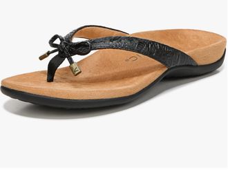 Vionic Womens Rest Bella Slipper In Black