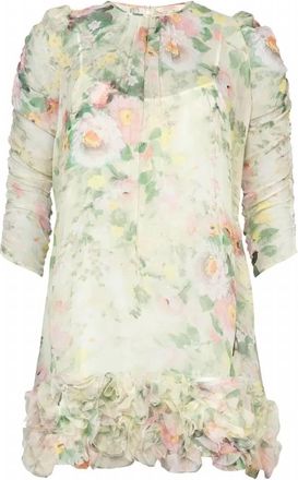 byTiMo Womens Organza Frilly Dress In Watercolor Dreams