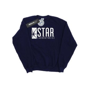 DC Comics DC Comics Heren The Flash STAR Labs Sweatshirt (Marineblauw)
