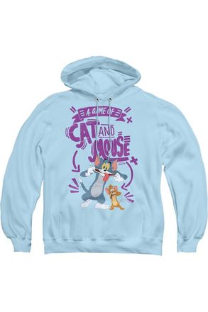 Gildan Tom And Jerry Movie Cat And Mouse Adult Pull Over Hoodie / Hooded Sweatshirt