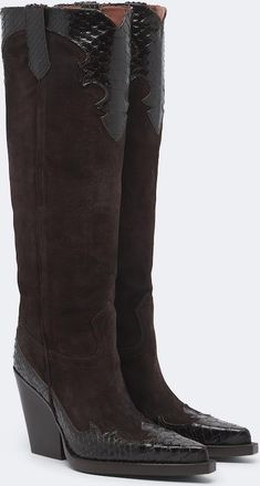 PARIS TEXAS Botas cowboy El Dorado de ante